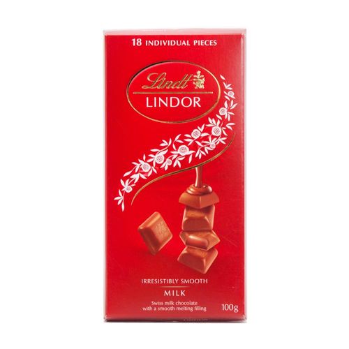 Chocolate Lindt Relleno Con Lindor 100 Gr