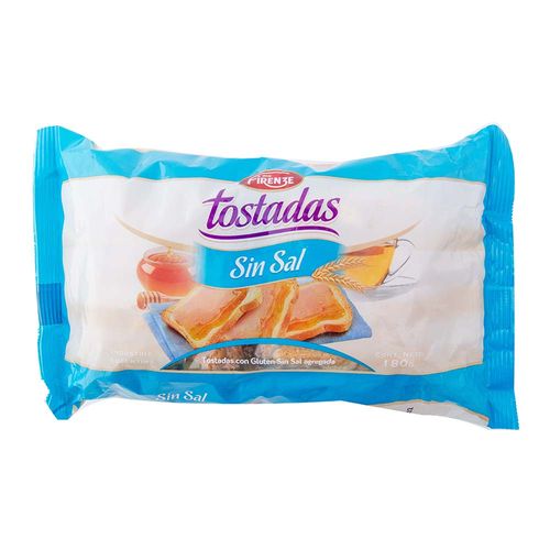 Tostadas Firenze Con Gluten Sin Sal 180 Gr