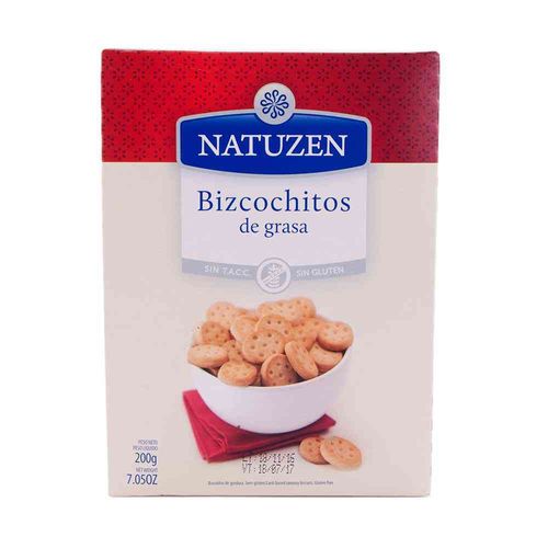 Bizchochitos De Grasa Natuzen 200 Gr