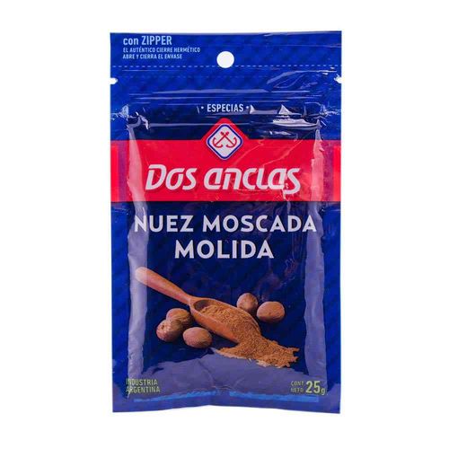 Nuez Moscada Molida Dos Anclas 25 Gr