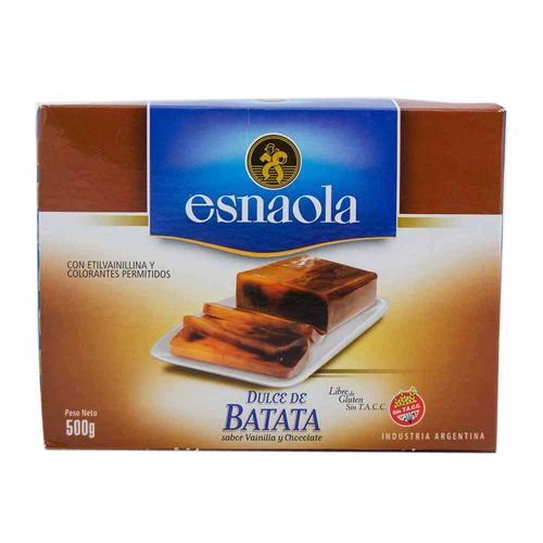 Dulce De Batata Esnaola Con Chocolate 500 Gr