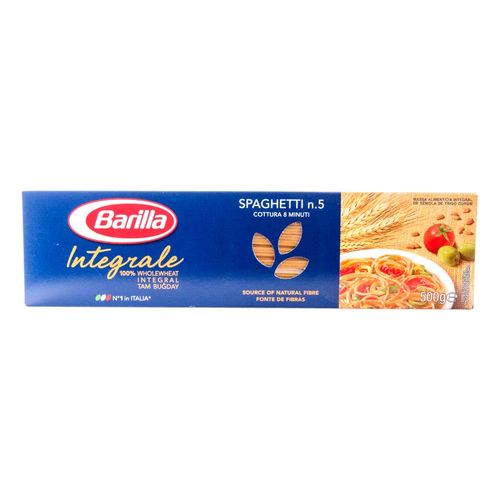 Fideos Spaghetti Integrales Barilla 500 Gr