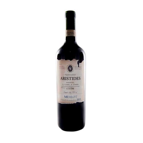 Vino Tinto Aristides Merlot 750 Cc