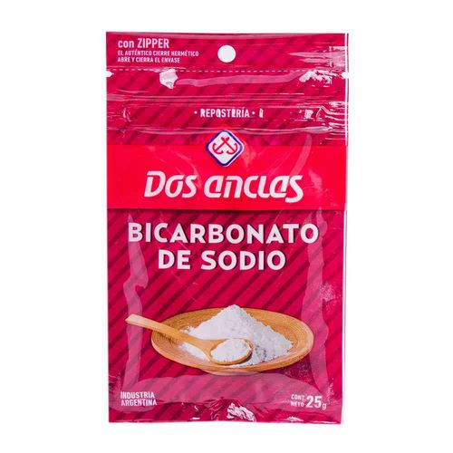 Bicarbonato De Sodio Dos Anclas 25 Gr