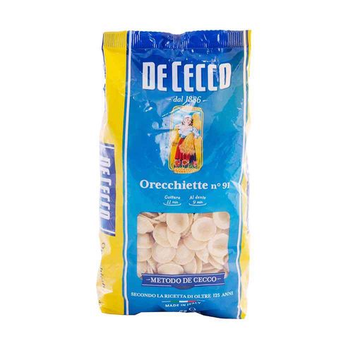 Fideos Orcchiette De Cecco 500 Gr