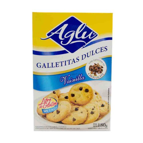 Galletitas Dulces Aglu X150gr Vainilla