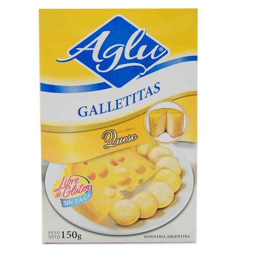 Galletitas Saladas Queso Aglu 150 Gr