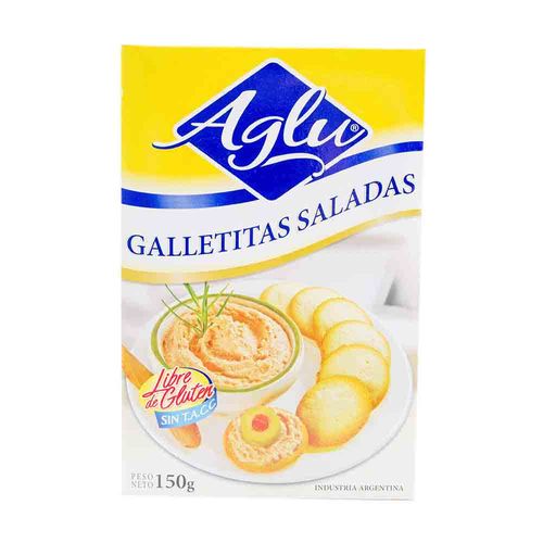 Galletitas Saladas Aglu 150 Gr