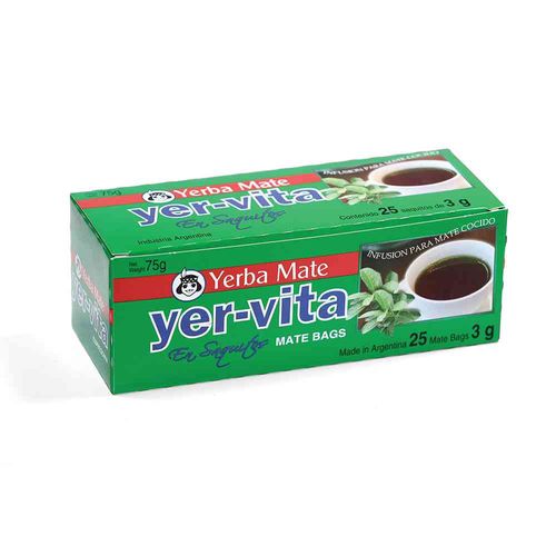 Yerba Mate Yer-vita En Saquitos 25 U