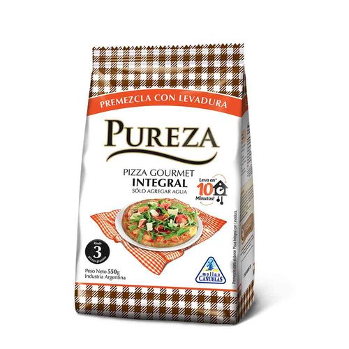 Premezcla Pureza Pizza Integral X550gr
