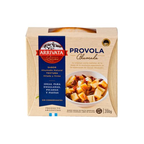 Provola Arrivata Ahumada - Caja 200 Gr