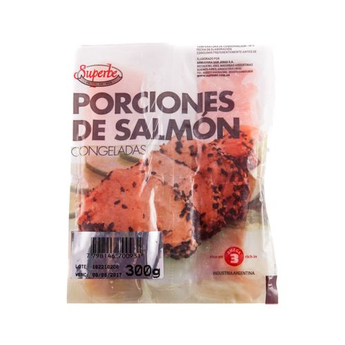 Porcion De Salmon Congelado X 300g