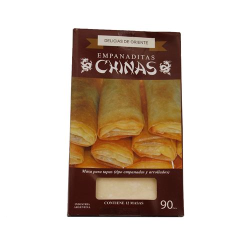 Tapas Para Empanadas Delicias De Oriente Chinas  X 90 Gr