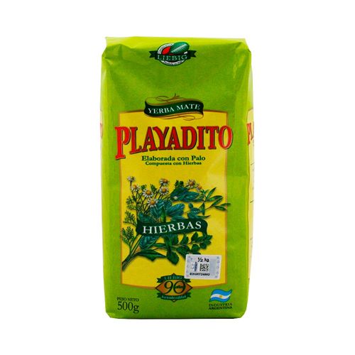 Yerba Mate Compuesta Hierbas Playadito 500 Gr