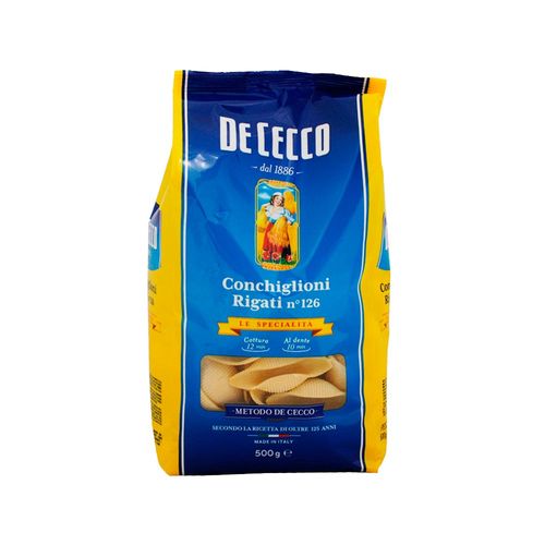 Fideos Conchiglioni  De Cecco 500 Gr