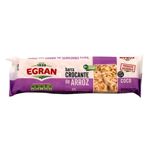 Crocante Inflado Coco Egran 60 Gr