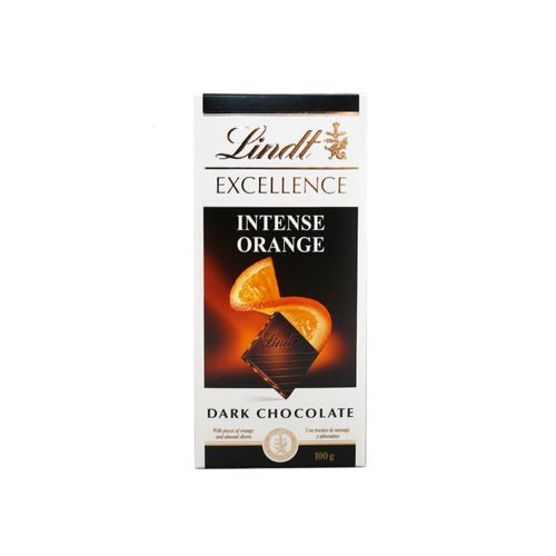 Chocolate Lindt Excellence Orange Intense 100 Gr