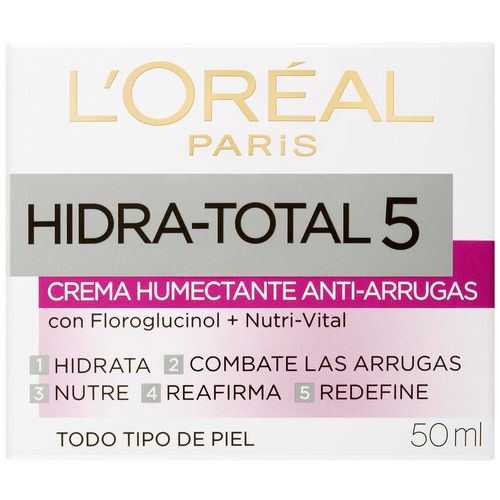 Crema Anti Arrugas Lóréal Paris Hidra Total 5 X 50ml