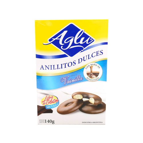 Galletitas Dulces Aglu Anillitos 140 Gr