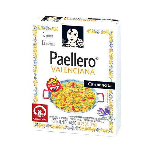 Paellero Valenciana Carmencita Sin Tacc X 12g