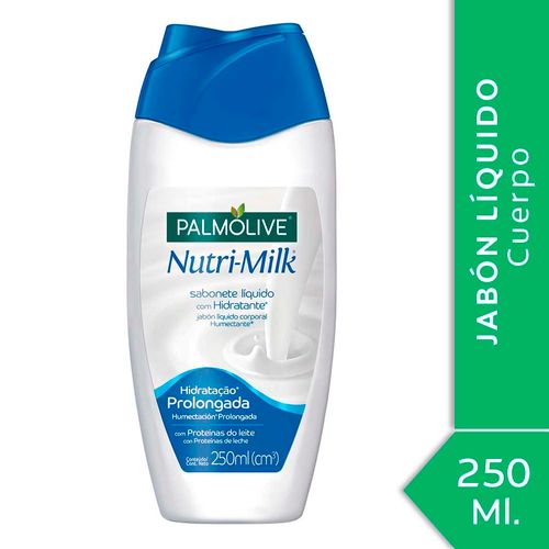 Jabón Líquido Corporal Palmolive Nutri-milk Humectación Prolongada 250 Ml