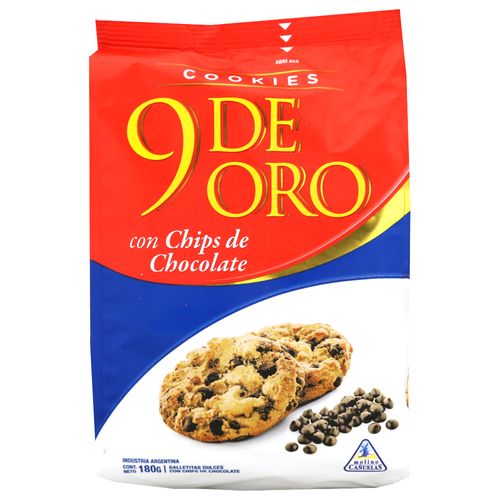 Cookies 9 De Oro 180 Gr