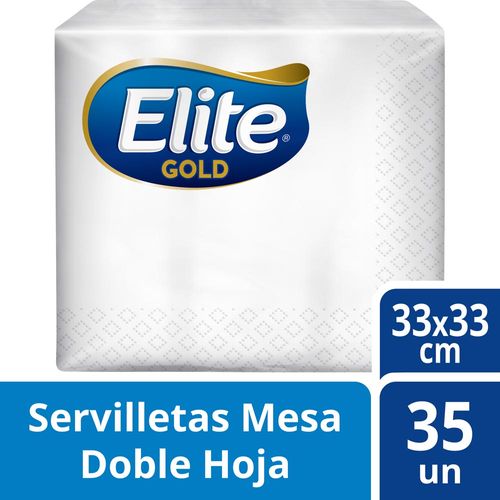 Servilleta Elite Gold Diseño - 35 U