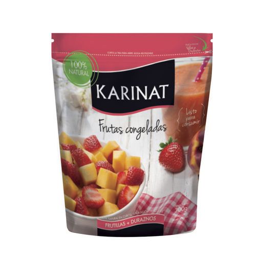 Frutillas + Duraznos Congelados Karinat 300 Gr