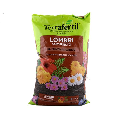 Alimento Organico Terrafertil Lombricompuesto X 5 L
