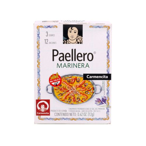 Paellero Marinera Carmencita Sin Tacc 12 Gr