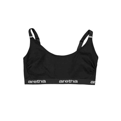 Top Deportivo Elastico Aretha T.s Negro