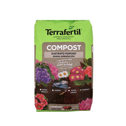Compost Orgánico Terrafertil 10 L