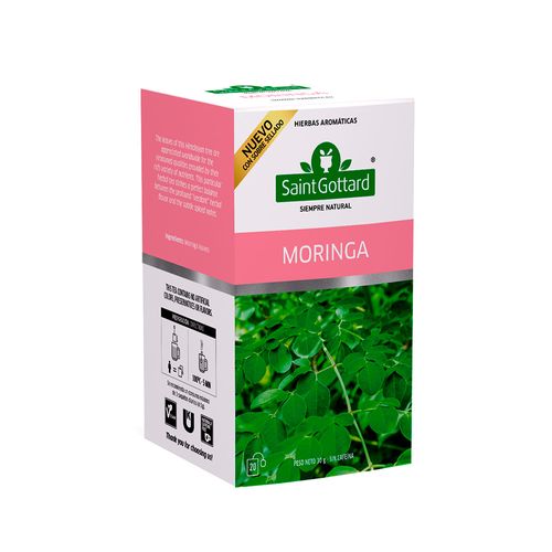 Té Moringa Saint Gottard 20 Saquitos