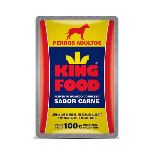 Humedo King Food Para Perro Carne X 100gr