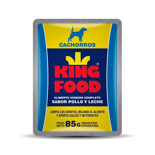 Humedo King Food Para Cachorro Pollo Y Leche 8