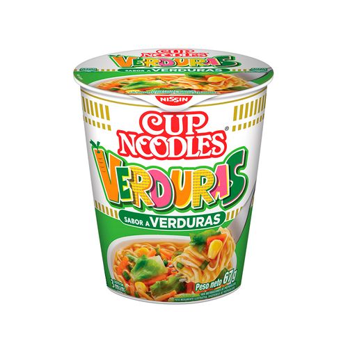 Cup Noodles Verdura Nissin 65 Gr