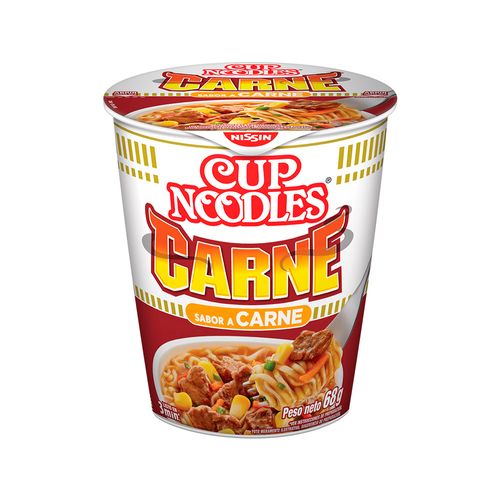 Cup Noodles Carne Nissin 69 Gr