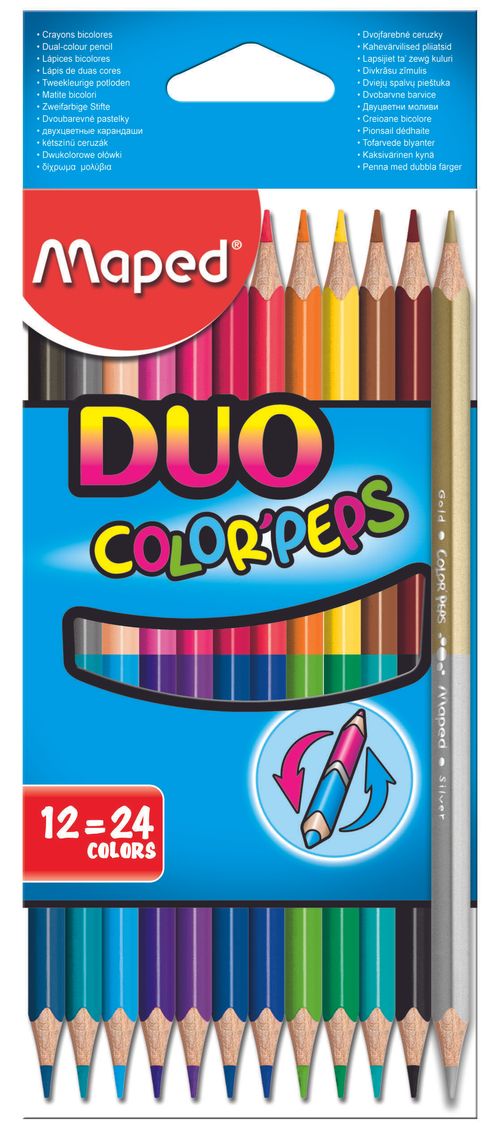 Lapices Colores Duo X 12 Maped