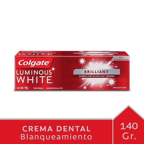 Crema Dental Colgate Luminous White Bril 140g