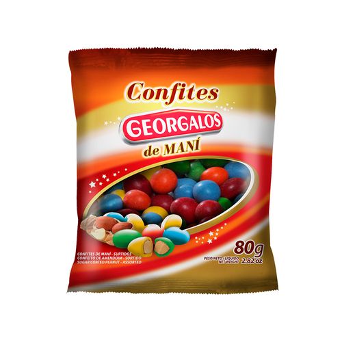 Confites Georgalos De Maní 80 Gr-paquete-gr.-80