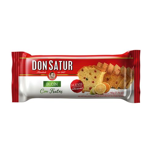 Budin Con Frutas Don Satur 190 Gr