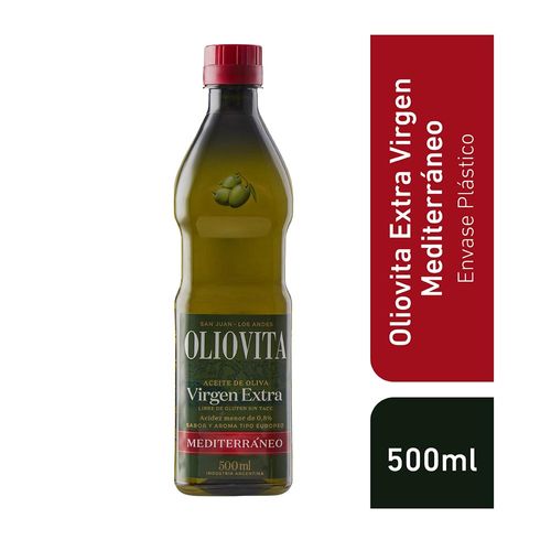 Aceite De Oliva Mediterráneo Oliovita 500 Ml