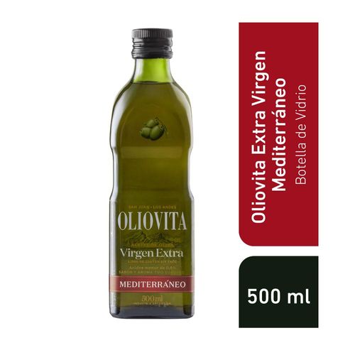 Aceite De Oliva Extra Virgen Mediterraneo Oliovita 500 Ml