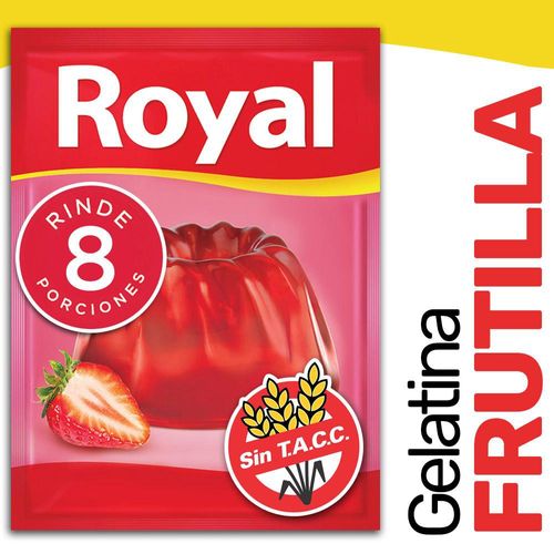 Gelatina Royal Frutilla 40 Gr