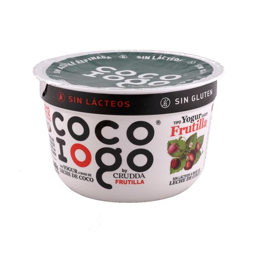 Yogur Cocoiogo A Base Coco Sabor Frutilla 160g