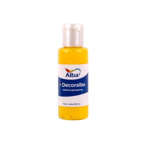 Decoralba Acrilico X60ml  Amarillo Media