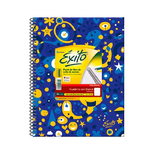 Cuaderno Fantasía Espiral 21 X 27 éxito Estrada