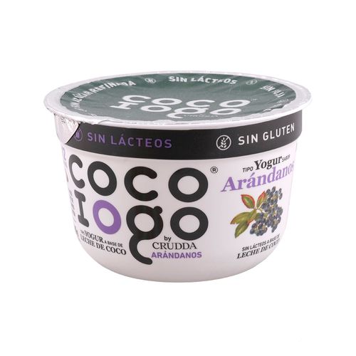Yogur A Base Coco Cocoiogo Sabor Arandano 160g