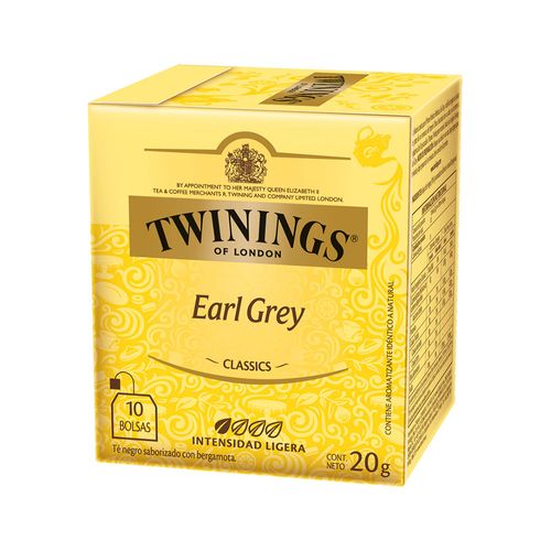 Te Earl Grey Twinings 10 Saquitos
