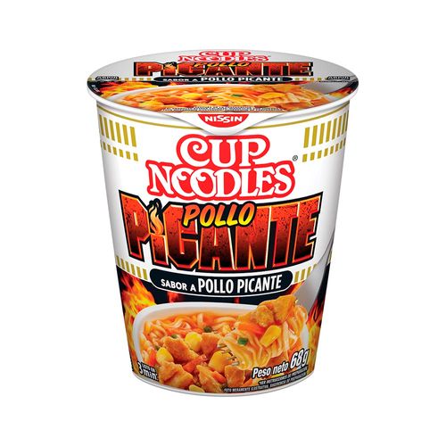 Cup Noodles Pollo Picante Nissin 89 Gr